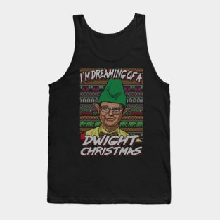 Dwight Christmas Sweater Tank Top